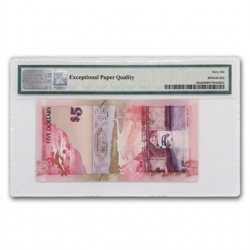 Bermuda 5 Dollars Banknote – PMG 66 EPQ