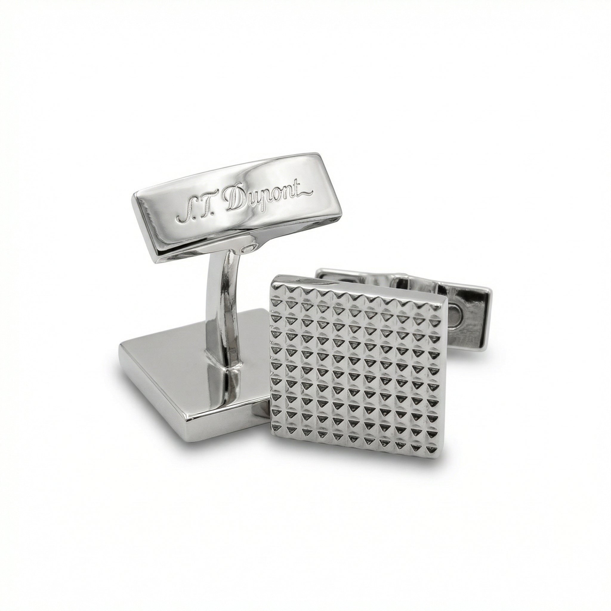 S.T. Dupont Classique Guilloché Ballpoint Pen & Cufflinks Set