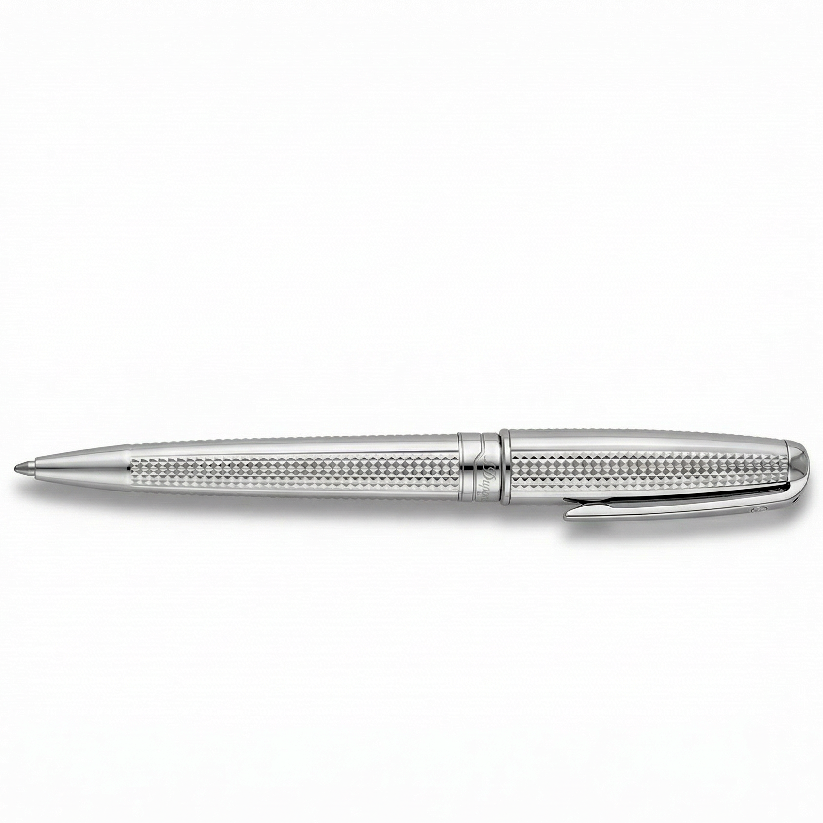 S.T. Dupont Classique Guilloché Ballpoint Pen & Cufflinks Set