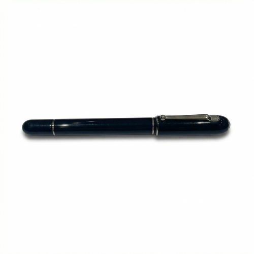 Alfred Dunhill London Ballpoint Pen – Black Lacquer with Palladium Trim