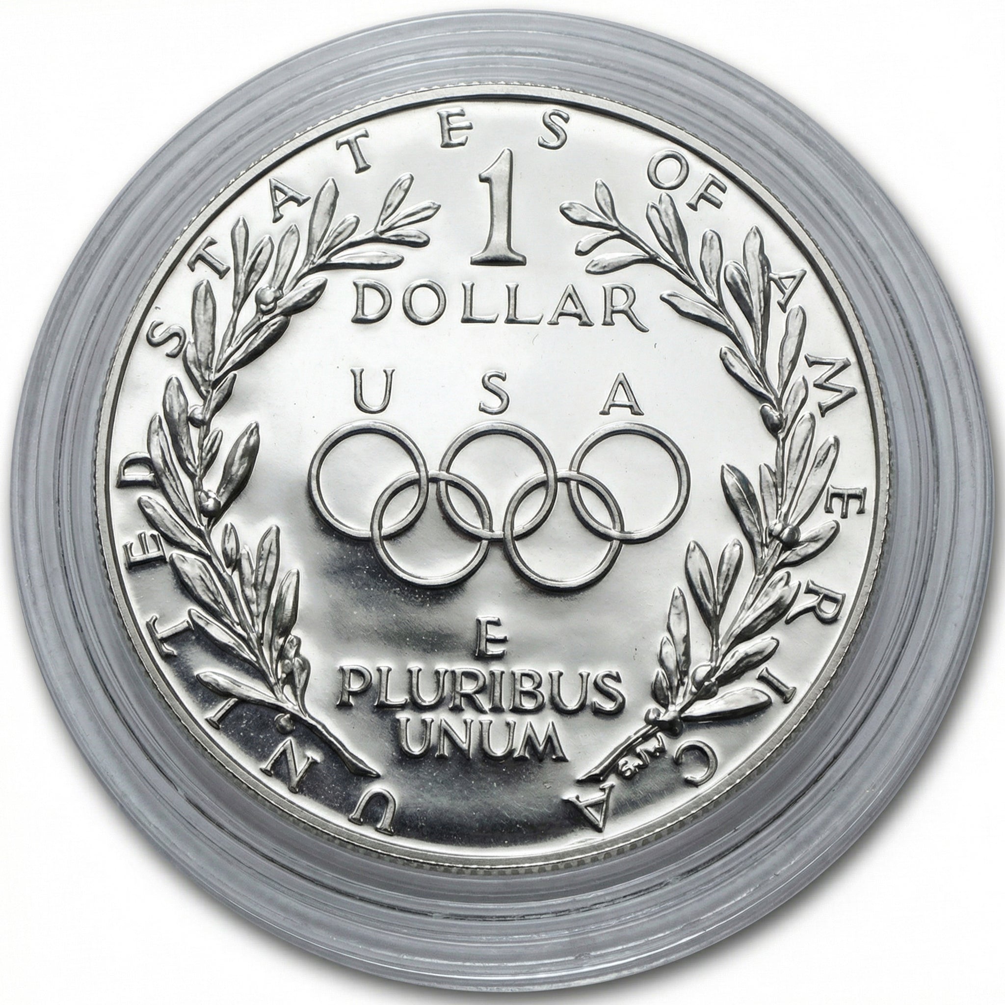 1988 United States Olympic Commemorative Silver Dollar – Proof