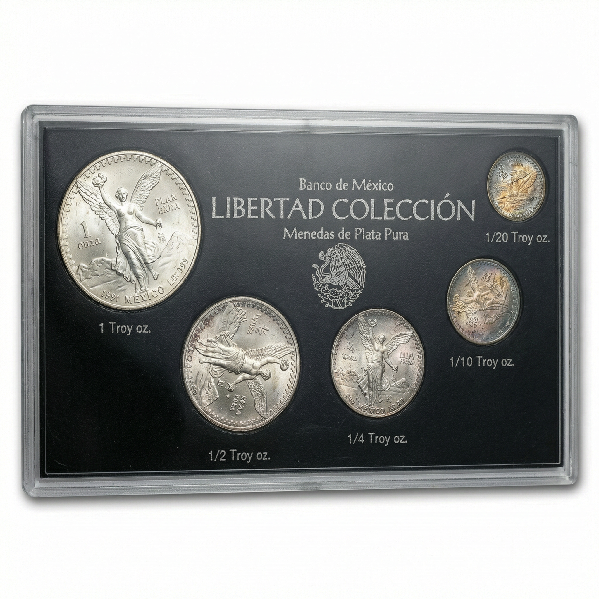 Banco de México Libertad Collection – Fractional Silver Coin Set 1993