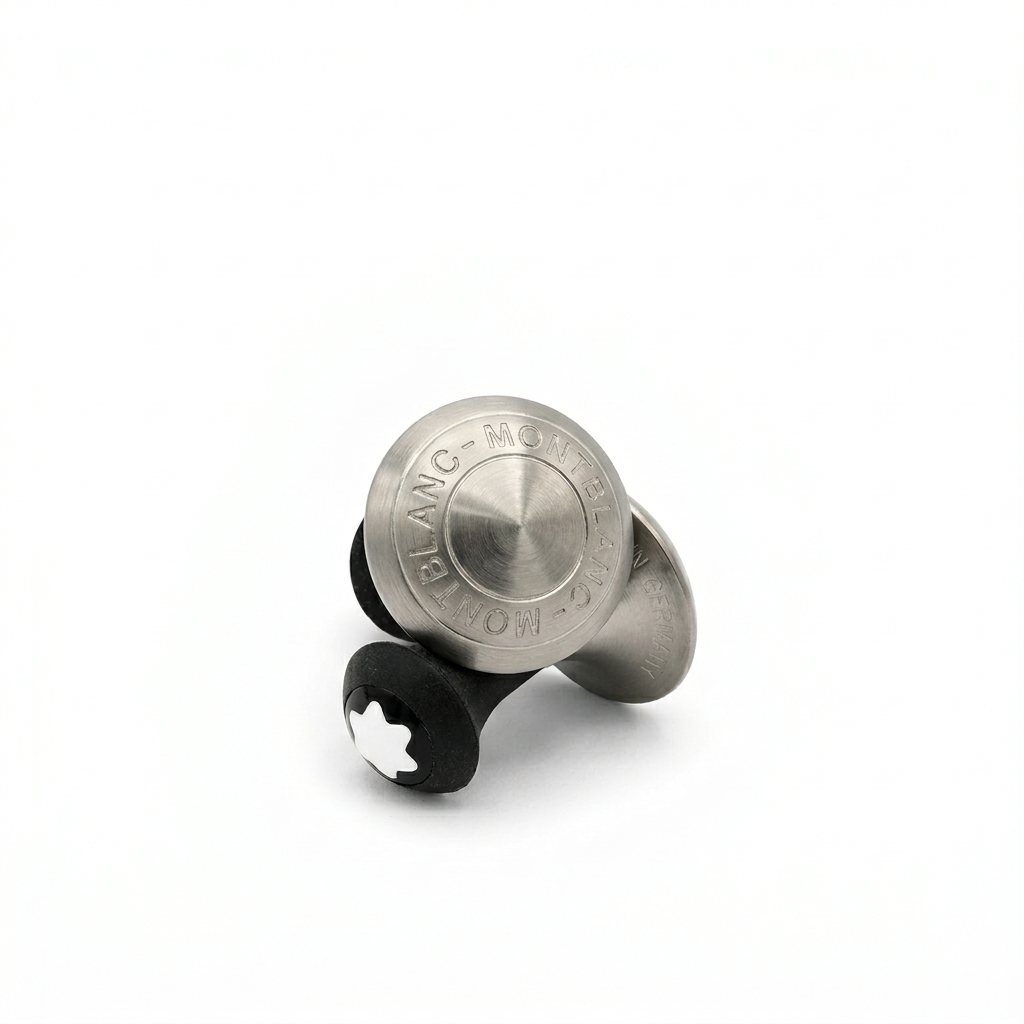 Montblanc Meisterstück Rollerball Pen &amp; Cufflinks Set – Black Precious Resin | Full Presentation Set