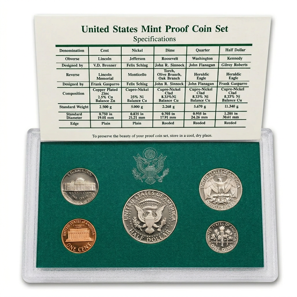 United States Mint Proof Set – 1995 | Original Government Packaging