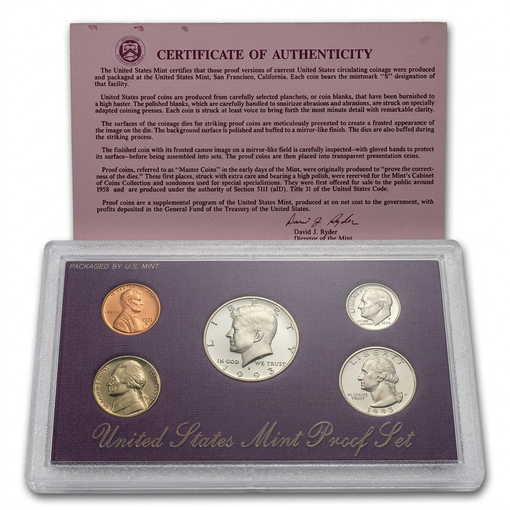 United States Mint Proof Set – 1999 | Original Government Packaging