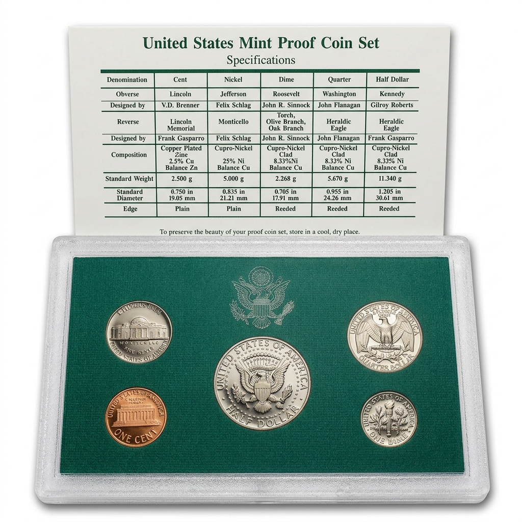 United States Mint Proof Coin Set – 1997 | Original U.S. Mint Packaging
