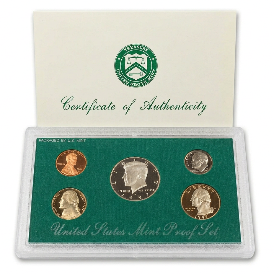 United States Mint Proof Coin Set – 1997 | Original U.S. Mint Packaging